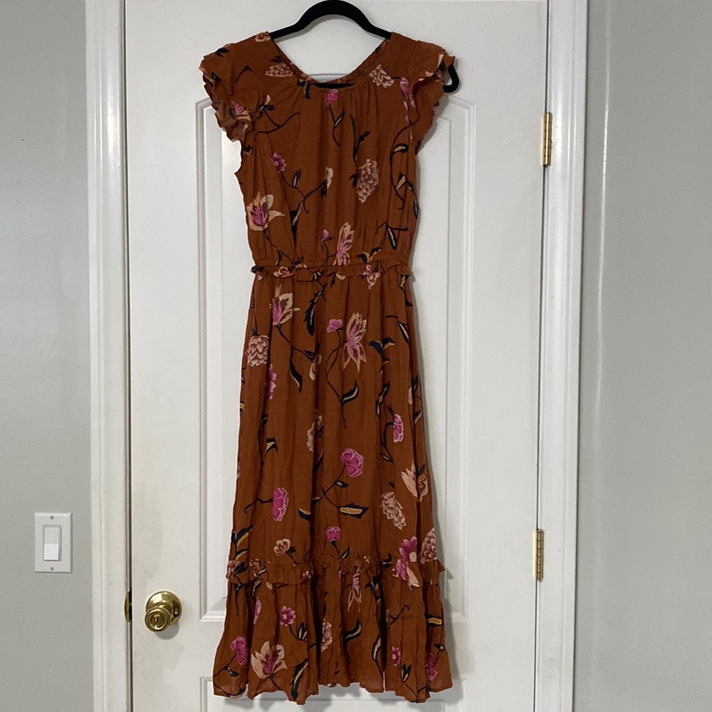 floral midi dress